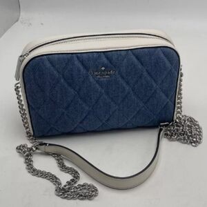Kate Spade Quilted Denim Camera Crossbody NWT